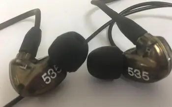 SE535 Hi-fi stereo slúchadlá SE 535 Šumu 3,5 MM V uchu Slúchadlá Samostatný Kábel slúchadlo červená hnedá