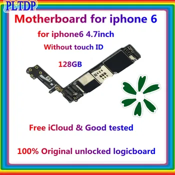 Zadarmo iCloud Pre iphone 6 S/Č dotyk id doske Originálne odomknutý 16 GB 64 GB 128 GB logic board dobrý test suppor Aktualizácia