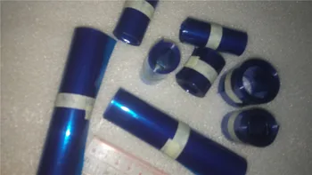 1m Transparentná Modrá Lipo Batérie Puzdro z PVC Tepla Shrinkable Zmršťovacej Trubice 18650 Zábal Batérie Film 32 50 110 mm DIY Sady