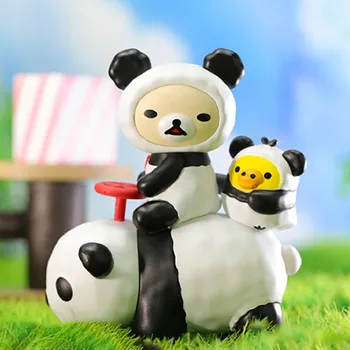 Prekvapenie Náhodné Box Hračky Rilakkuma Panda Série Slepé Okno Hádať Taška Kawaii Bábiky Zvierat Vianočné Hračky Darček K Narodeninám Zber