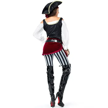 Dospelé Ženy, Ženské Pirátske Kapitán Fantasia Maškarný Halloween Party Dámy Pirát Cosplay Kostým