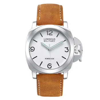 KIMSDUN nové pánske hodinky plne automatické mechanické hodinky luxusné módne Náramkové hodinky vodotesné business kožený remienok človek Pozerať