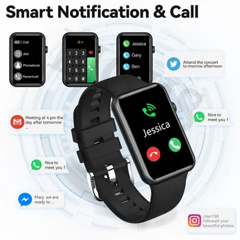 EIGIIS Smart Band 6 Pre Huawei Xiao Android ios Bluetooth Hovor Hudby Telesnej Teploty Zdravie Tracker Mužov dámy Smartwatch fit