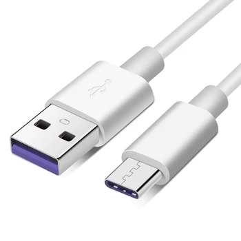 ZK40 5A USB Nabíjací Kábel 3.1 Typ-C, USB pre Huawei P40 Mate 30 40 Pro Plus USB C Super Charge Supercharge Kábel