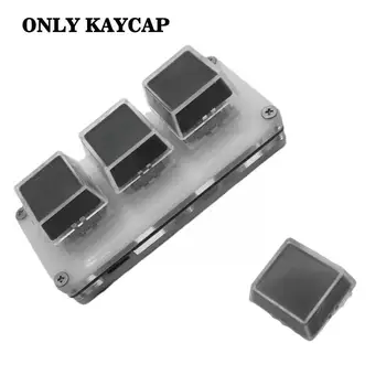 10Pcs/stanoviť Transparentné Keycaps Double-layer Keycaps Papier Shell Relegendable Ochrany Keycap Vlastné Vymeniteľné MX Klipy Swi Y2V6