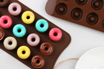 2021 Nové Silikónové Čokoláda Formy 15 Dutiny Šišku Tvar Kremíka Candy Gummy Formy na Pečenie Nástroje Cupcake Tortu 3D Dekorácie