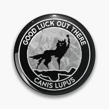 Fantastický Pán Fox Vlk Canis Lupus Soft Tlačidlo Pripnúť Odznak Brošňa Módne Kovové Darčekové Oblečenie Dekor Milenca Legrační Karikatúra Roztomilý