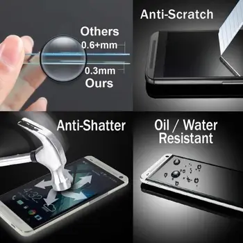 Samsung Galaxy A10 / A10s Set 3 kusov tvrdeného skla screen Protector, anti-scratch ultra tenké jednoduchá inštalácia