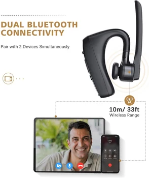 Nový k15 Bluetooth Headset V5.1 Slúchadlá Bezdrôtová DH S dvojitým Mikrofónom Headset CVC8.0 Redukcia Šumu Hands-Free