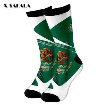 Mexické Krajiny 3D Módne Dlhé Ponožky, Cyklistické Bežné Vysoké Ponožky Muži Ženy Bavlna Legrační Farebné Nohu Teľa Bavlna Novosti Ponožky