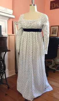 JANE AUSTEN REGENCY Spencer šaty regency šaty outwear biele šaty cosplay kostým zákazku