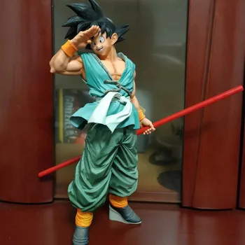 Bandai Anime Postavy Dragon Ball Z Son Goku PVC Hračky Super Saiyan 30 cm Diorama Model Akcie Figma Zberateľ Bábika Juguetes