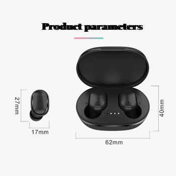 PJD A6S TWS Bluetooth Slúchadlá Bezdrôtové Slúchadlá Športové Slúchadlá Herné Headset s Duálny Mikrofón Plnenie Box pre Smartphone