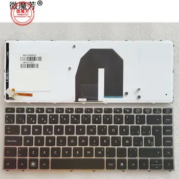 Španielsky SP Teclado Klávesnica pre HP Probook 5330 5330M Notebook Podsvietený SP