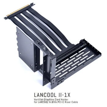 LIANLI Vertikálne GPU Držiak Pre LANCOOL II Počítača Prípade, GPU Montáž Držiaka + PCI-E Stúpačky Kábel lancool-ii-1x