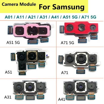 Pre Samsung Galaxy A01 A11 A21 A31 A41 A51 A71 Hlavné Späť Veľké Modul Kamery Flex Kábel pre Samsung A51 A71 5G Zadná Kamera