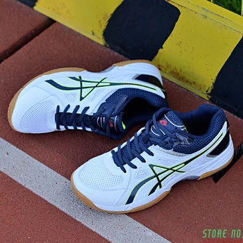 Nová Priedušná Bedminton Topánky Veľké Veľkosti 36-47 Proti Sklzu Volejbal Obuv Muži Kvalitné Tenisové Tenisky Mužský Tenis Footwears
