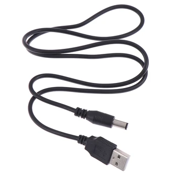 80 cm USB Nabíjačka 5V napájací Kábel do DC 5,5 mm konektor jack USB Napájací Kábel Pre MP3/MP4 Prehrávač