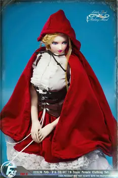 FASToys 1/6 Little Red Riding Hood Gothic Lolita Ženské Oblečenie Nastaviť Obrázok Hračky