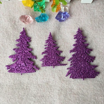 Tri nové Vianočné stromčeky zmes rezanie kovov Die plesne DIY zápisník fotoalbum úľavu remeselné
