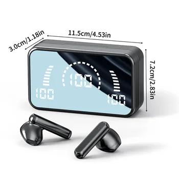 S20 Zrkadlo Slúchadlá BT 5.1 Bezdrôtové Slúchadlá S 3D Dotykový LED Stereo Audio Športové Vodotesné Slúchadlá Bezdrôtové Slúchadlá S Mikrofónom