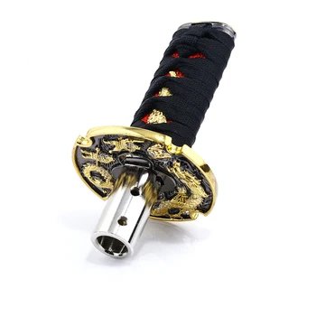 15 cm čierna Samuraj Meč Katana Radenie Gombík