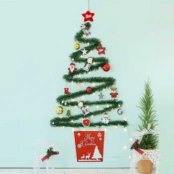 Vianočný Stromček Nový Rok Deti Darček Hračky Dvere Stene Visí Ozdoby Veselé Vianočné Dekorácie Pre Domov Navidad