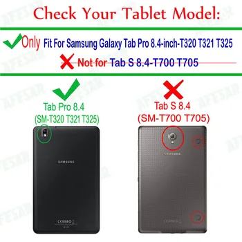 Puzdro pre Samsung Galaxy Tab Pro 8.4 SM-T320 T321 T325 Pokrytie 360 Úplný Ochranný Mäkké TPU Kryt Jasné Späť Slim Prípadoch Kartu Pro 8.4