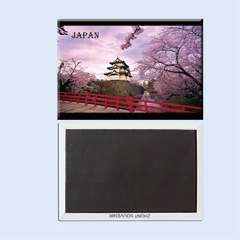 Japonsko hirosaki hrad jar sakura 22872 Magic magnety na chladničku Phots magnety
