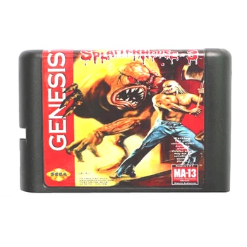 Splatterhouse 3 pre 16-bitové Sega MD Hra Karty pre Mega Drive pre Genesis NÁM PAL Verziu Video Herné Konzoly