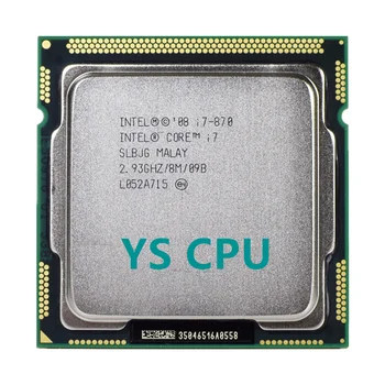 Intel Core i7-870 i7 870 2.9 GHz Quad-Core CPU Procesor 8M 95W LGA 1156