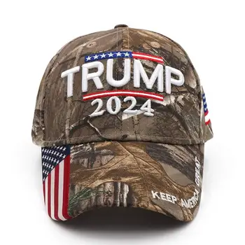 3 farby Nové Donald Trump 2024 Spp USA Vlajky, šiltovky Udržať v Amerike Veľký Snap späť Prezident Klobúk 3D Výšivky Čiapky