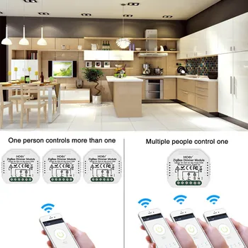 2 Gang DIY WiFi Stmievač Modul Smart Života/Tuya APP Remote 2 Spôsob Spínač svetiel Smart Home Prepínač Podporu Tuya APP Pracuje s Alexa