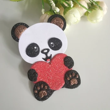 Nové roztomilá panda rezanie zomrie DIY zápisník, embosované karty, takže, fotoalbum dekorácie, ručné remeslo