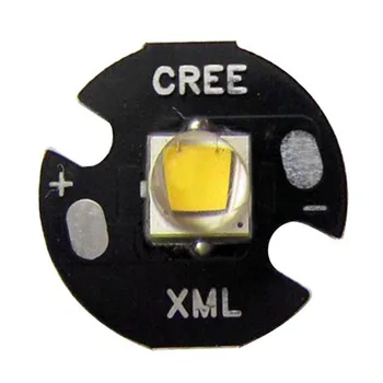 10W Pôvodné CREE XML L2 (new gen T6) Teplá Biela 3000K Baterka LED svetlo na čítanie Časť S 16 mm Kolo Base