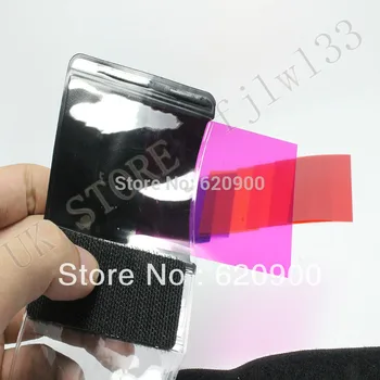 12pcs Strobist Flash Farba karta difúzne Osvetlenie Gél Pop-Up Filter pre kameru