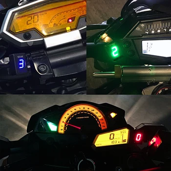 Motocykel LCD Elektroniky 6 Rýchlosť 1-6 Úrovni Gear Indikátor Digital Gear Meter Pre Honda CRF250L CRF 250L CRF 250 L CRF250M Moto