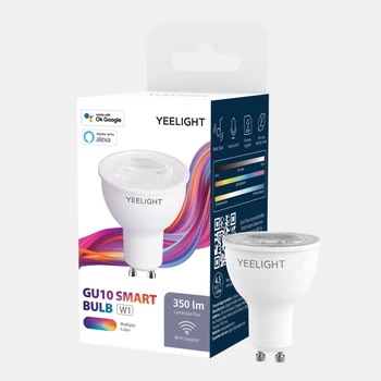 Yeelight YLDP004/YLDP004-A GU10 Smart Žiarovky W1 Multicolor Stmievateľné LED Žiarovka Smart Pracovať S Yeelight Aplikácie Google Asistent