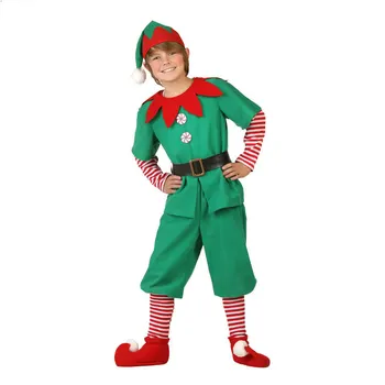2019 Ženy Muži Vianočný Kostým Santa Claus Deti, Dospelých, Rodiny, Zelená Elf Cosplay Kostýmy Chlapci Dievčatá Karneval Party Dodávky