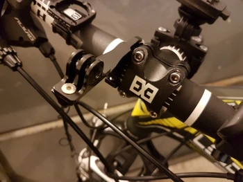 10 Ks Hliníkové Koleso na Bicykel Motocykel Riadidlá Montáž Adaptér pre Gopro XiaoYI 4K SJ6000 Mini Videokamera Príslušenstvo