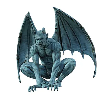 Retro Gargoyle Živice Socha Svätého Demon Anjel Krídla Bat Monster Socha Kreatívne Domáce Záhradné Dekorácie Nové