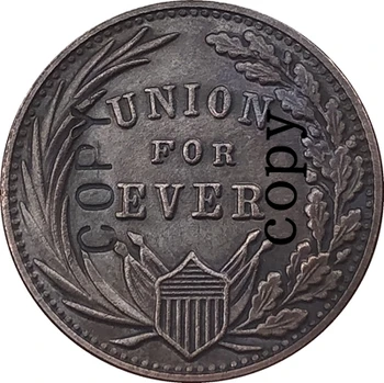 USA Občianskej vojny 1863 kópie mincí #15