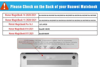 Nový Hard Shell Notebook Prípad pre Huawei Honor MagicBook X15 X14 2021 Kryt pre Česť MagicBook 14 15/Pro 16.1 Prípade Pevného