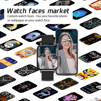 Xiao Mijia Smart Hodinky Muži Ženy Krvi Pressur Teplomer Monitor DIY Watchfaces Smartwatch Fitness Tracker Pre Android a Ios