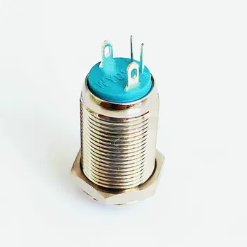 12 mm kovové tlačidlo nepremokavé so svetlom symbol tlačidlo, LED svetlo, Self-lock Momentálne Latching tlačidlo self-reset prepínača
