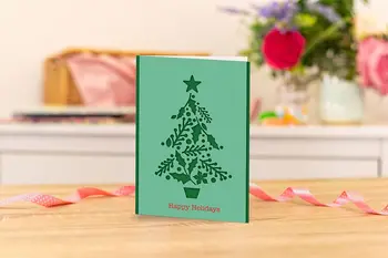 Prasiatko Plavidlá rezanie kovov zomrie rez die formy Vianočný strom v pozadí Zápisník papier plavidlá nôž plesne čepeľ punč blany zomrieť