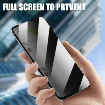 Ochrana osobných údajov Tvrdené Sklo Anti-Spy Peeping Screen Protector Film Na Realme 8s 8 7 5 G X3 Super Zoom X50 X7 Max 5 Pro XT X2 Kryt