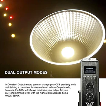 Aputure LS 300X Bi-Color LED Video Svetlo, 2700K-5600K 350W V-mount Led Štúdio Svetlo na Fotografovanie Osvetlenie Povolanie Svetlo Búrka