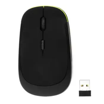 Optická USB Počítačová Myš Bezdrôtová 1600 DPI 2.4 G Prijímač Super Slim Myš Pre PC, Notebook, Bezdrôtová Optická Myš, Prejdite Myšou