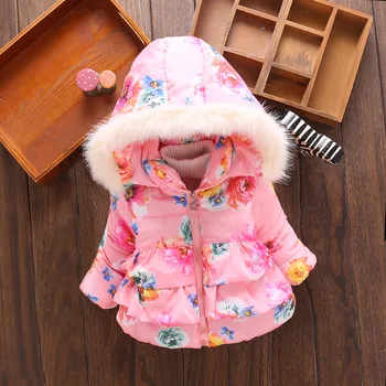 2020 Zimné Deti Vrchné Oblečenie Baby Dievčatá Bunda Vianočné Kostýmy Pre Dieťa Teplá Nadol Coats Deti Móda Kapucňou Oblečenie